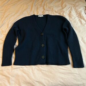 Women's Madewell Navy Cardigan Sweater Size XXS